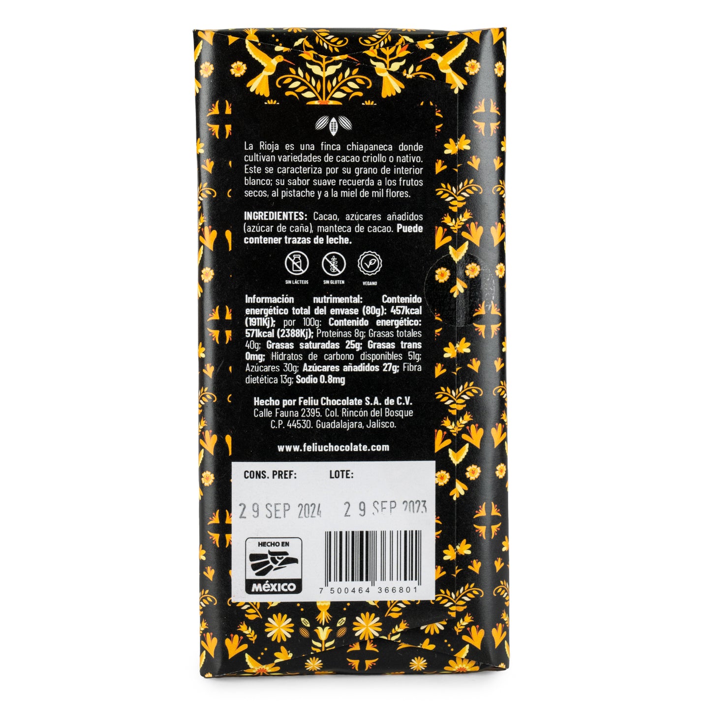 Chocolate Feliu Barra Finca La Rioja Chiapas