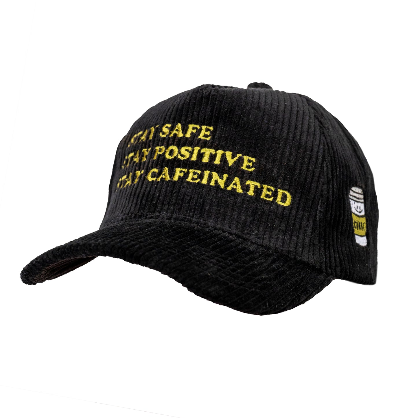 Gorra Stay safe, stay positive, stay cafeinated