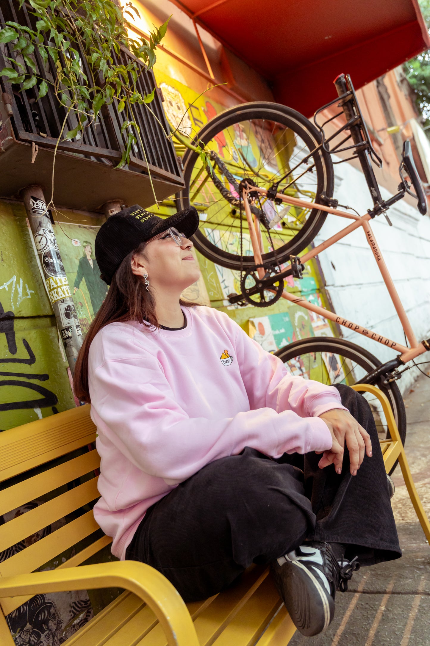 Sudadera Rosa More Parks