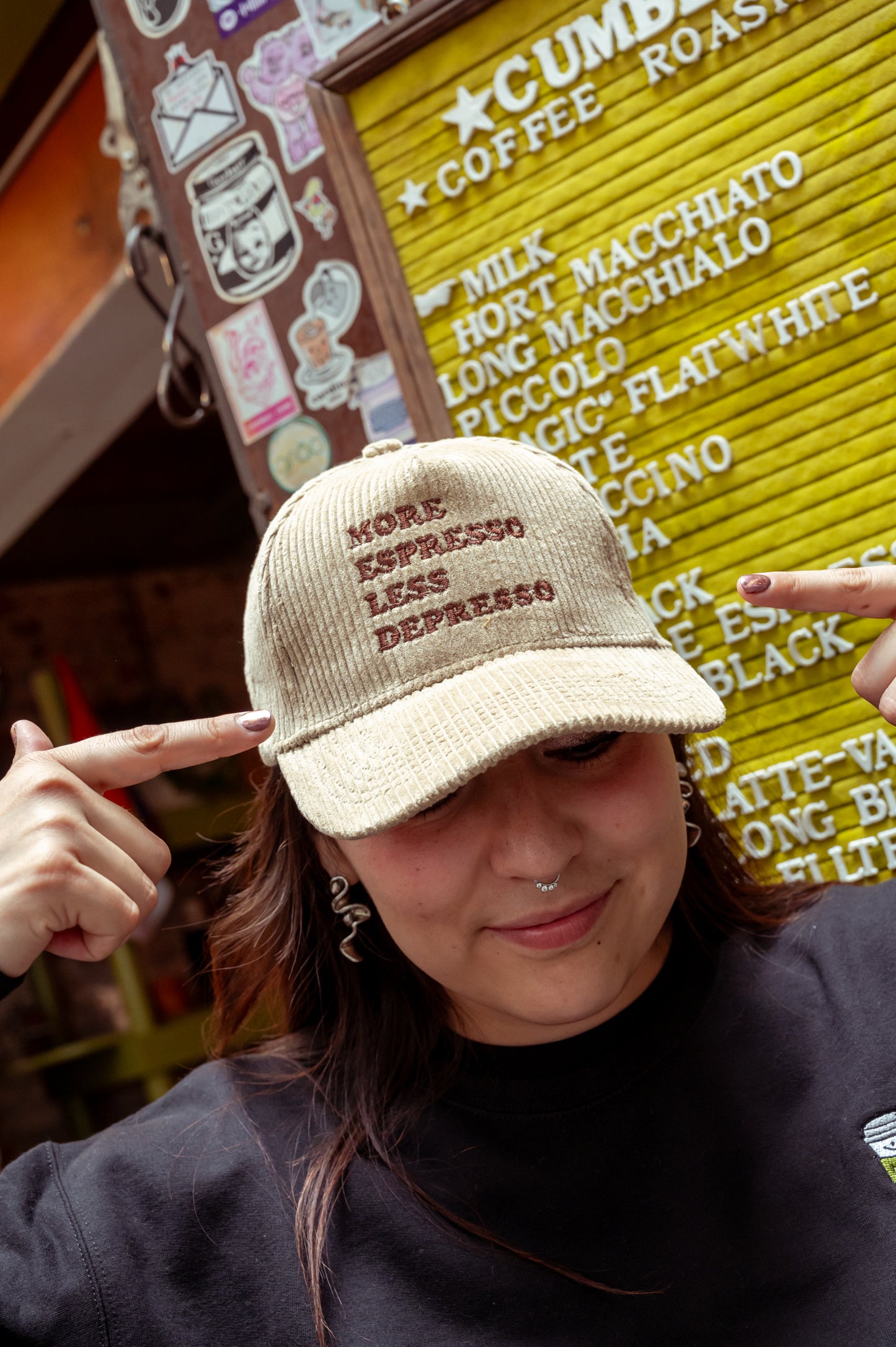 Gorra Stay safe, stay positive, stay cafeinated